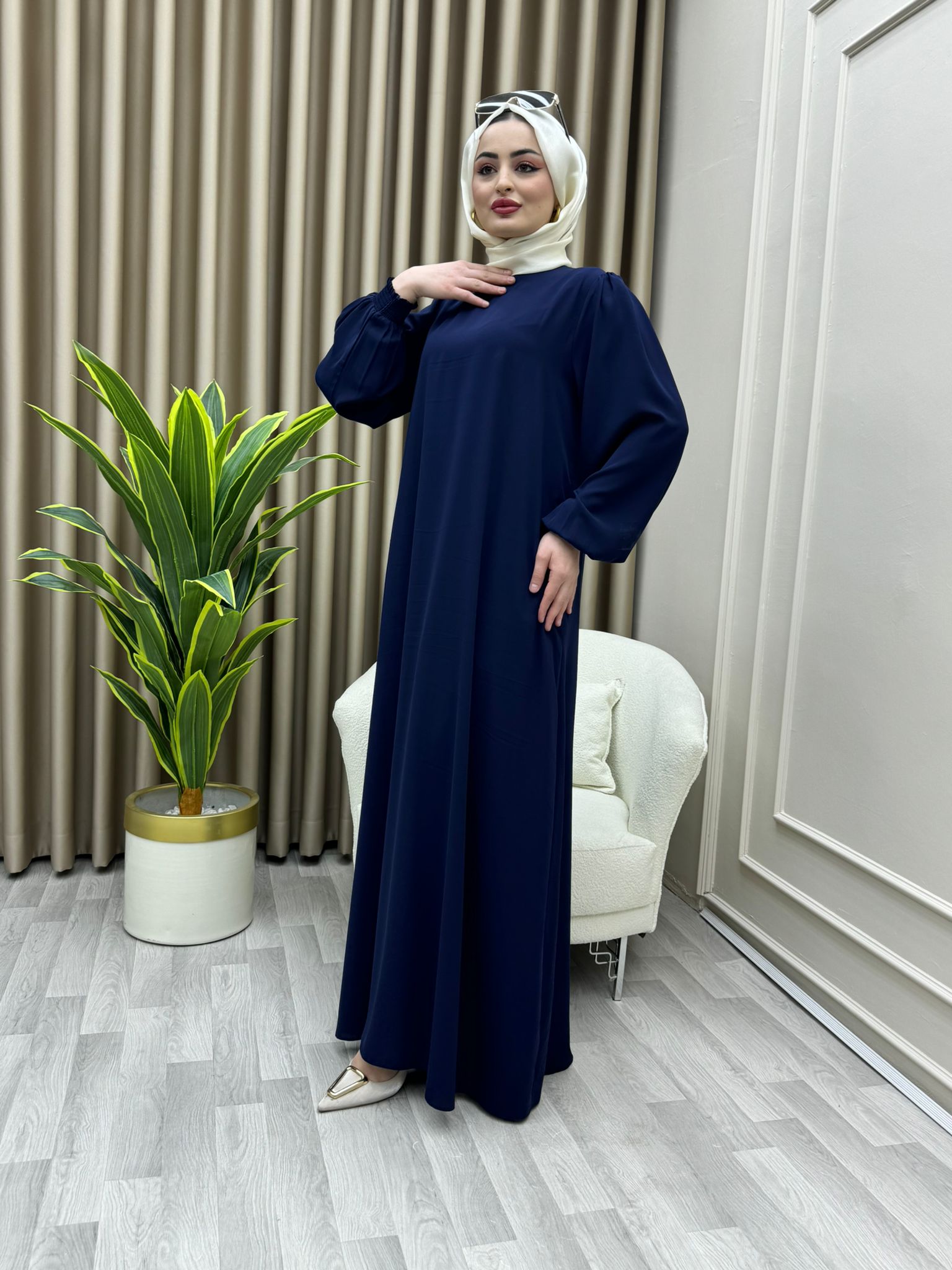 Pırıl Elbise Lacivert